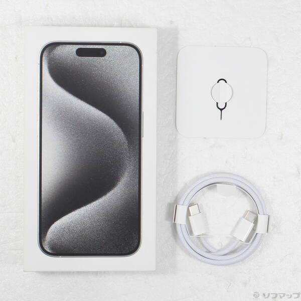〔中古〕Apple(アップル) iPhone15 Pro 256GB ホワイトチタニウム MTUD3J／A SIMフリー〔258-ud〕 |  | 04