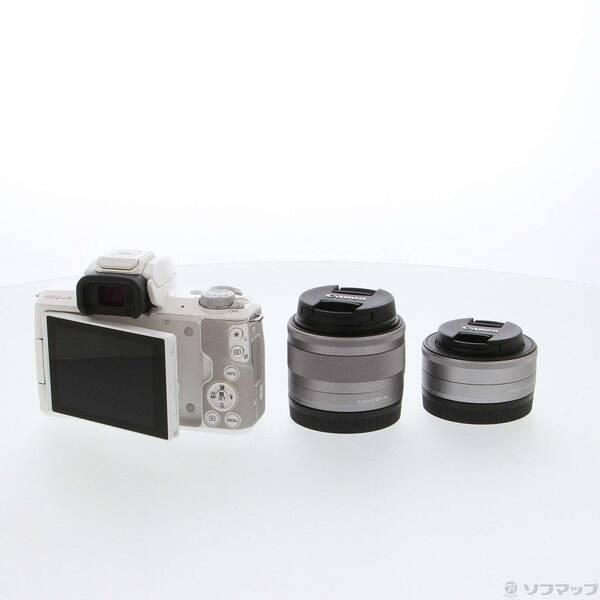〔中古〕Canon(キヤノン) EOS Kiss M ダブルレンズキット ホワイト〔258-ud〕 |  | 02