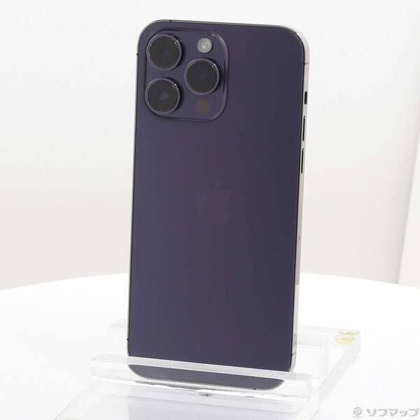 〔中古〕Apple(アップル) iPhone14 Pro Max 1TB ディープパープル MQ9N3J／A SIMフリー 〔ネットワーク利用制限▲〕〔262-ud〕 | 