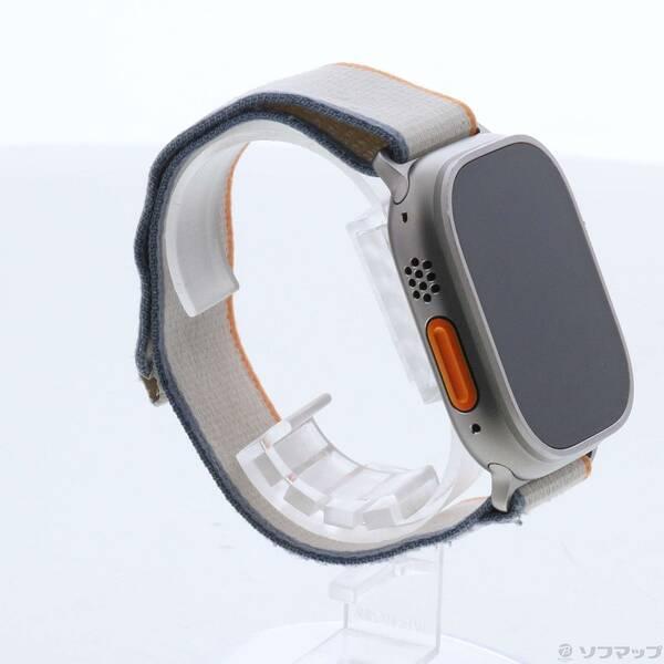 〔中古〕Apple(アップル) Apple Watch Ultra 2 GPS + Cellular 49mm チタニウムケース オレンジ／ベージュトレイルループ〔344-ud〕 |  | 03