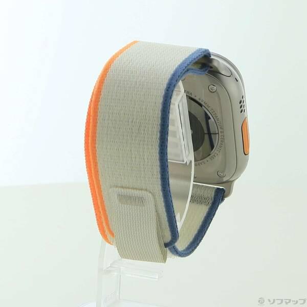 〔中古〕Apple(アップル) Apple Watch Ultra 2 GPS + Cellular 49mm チタニウムケース オレンジ／ベージュトレイルループ〔377-ud〕 |  | 02