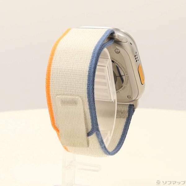 〔中古〕Apple(アップル) Apple Watch Ultra 2 GPS + Cellular 49mm チタニウムケース オレンジ／ベージュトレイルループ〔349-ud〕 |  | 02