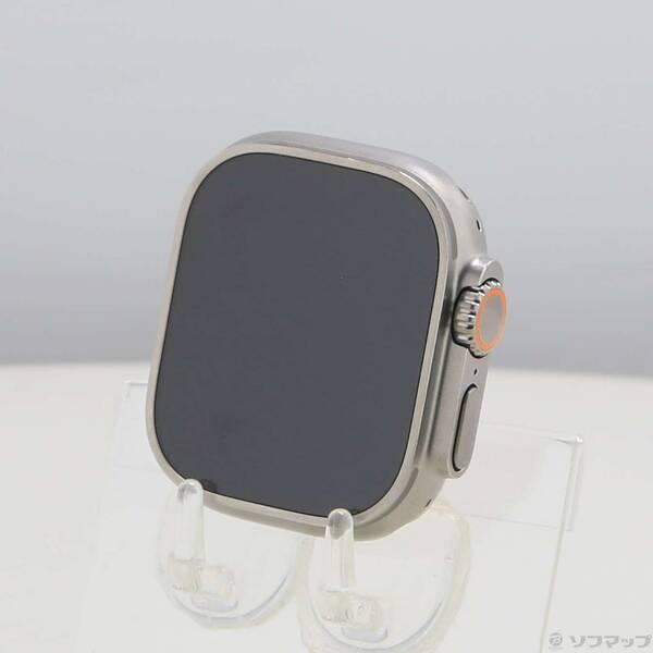 〔中古〕Apple(アップル) Apple Watch Ultra GPS + Cellular 49mm チタニウムケース バンド無し〔297-ud〕 | 