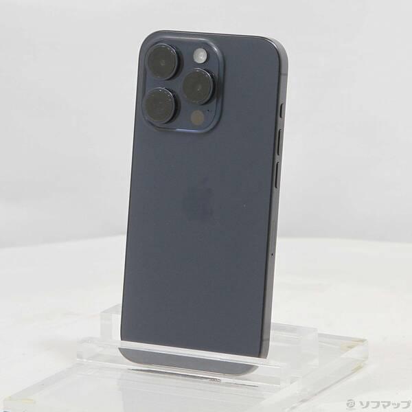 〔中古〕Apple(アップル) iPhone15 Pro 256GB ブルーチタニウム MTUG3J／A SIMフリー〔198-ud〕 | 