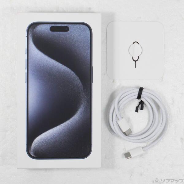〔中古〕Apple(アップル) iPhone15 Pro 256GB ブルーチタニウム MTUG3J／A SIMフリー〔198-ud〕 |  | 04