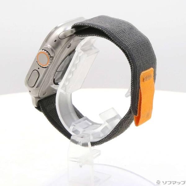 〔中古〕Apple(アップル) Apple Watch Ultra GPS + Cellular 49mm チタニウムケース ブラック／グレイトレイルループ〔349-ud〕 |  | 01
