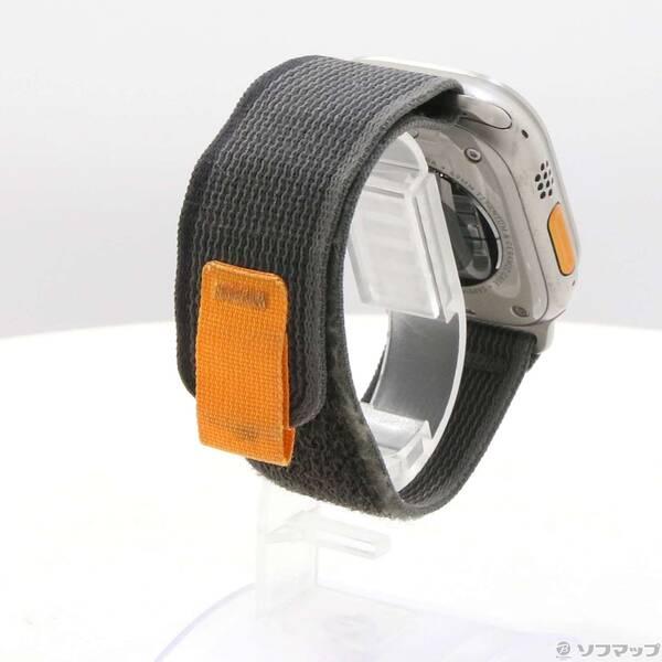〔中古〕Apple(アップル) Apple Watch Ultra GPS + Cellular 49mm チタニウムケース ブラック／グレイトレイルループ〔349-ud〕 |  | 02
