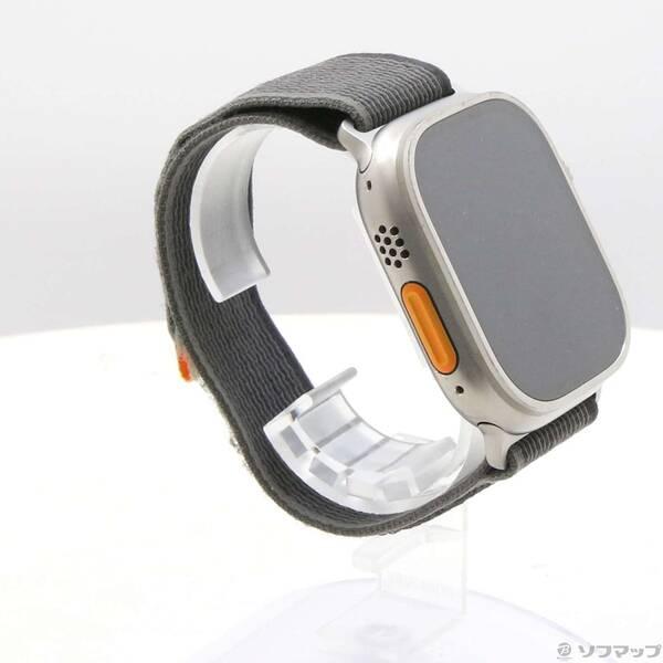 〔中古〕Apple(アップル) Apple Watch Ultra GPS + Cellular 49mm チタニウムケース ブラック／グレイトレイルループ〔349-ud〕 |  | 03