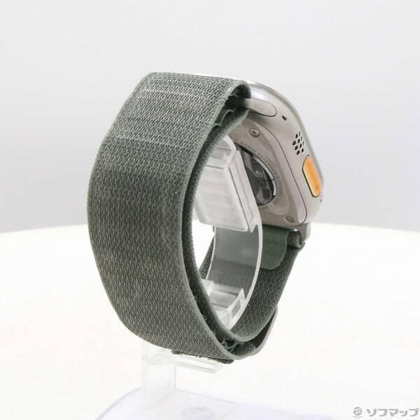 〔中古〕Apple(アップル) Apple Watch Ultra GPS + Cellular 49mm チタニウムケース グリーンアルパインループ〔377-ud〕 |  | 02