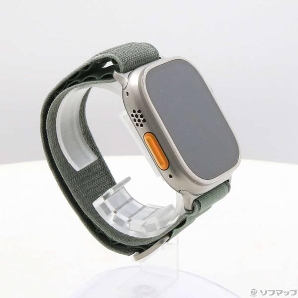 〔中古〕Apple(アップル) Apple Watch Ultra GPS + Cellular 49mm チタニウムケース グリーンアルパインループ〔377-ud〕 |  | 03