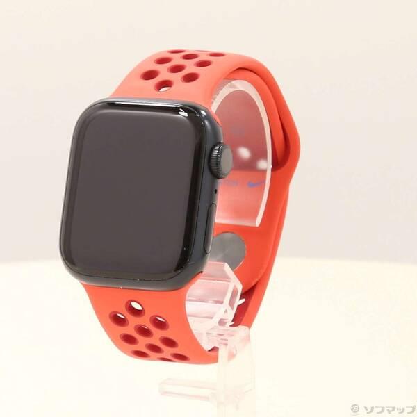 〔中古〕Apple(アップル) Apple Watch Series 8 GPS 41mm ミッドナイトアルミニウムケース ブライトクリムゾン／ジムレッドNikeスポーツバンド〔352-ud〕 | 