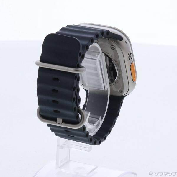 〔中古〕Apple(アップル) Apple Watch Ultra 2 GPS + Cellular 49mm チタニウムケース ブルーオーシャンバンド〔377-ud〕 |  | 02