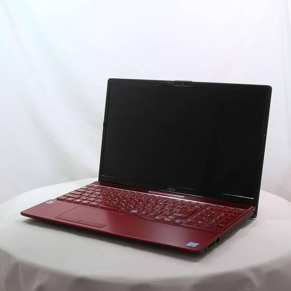 〔中古〕FUJITSU(富士通） LIFEBOOK AH53／D3 FMVA53D3RG ガーネットレッド 〔Windows 10〕〔349-ud〕 | 
