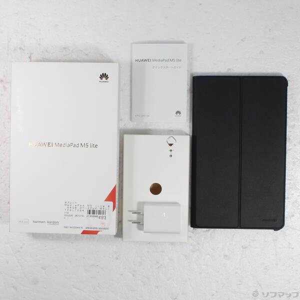 〔中古〕HUAWEI(ファーウェイ) MediaPad M5 lite 8 64GB スペースグレイ M5LITE8LTE64G SIMフリー〔377-ud〕 |  | 04
