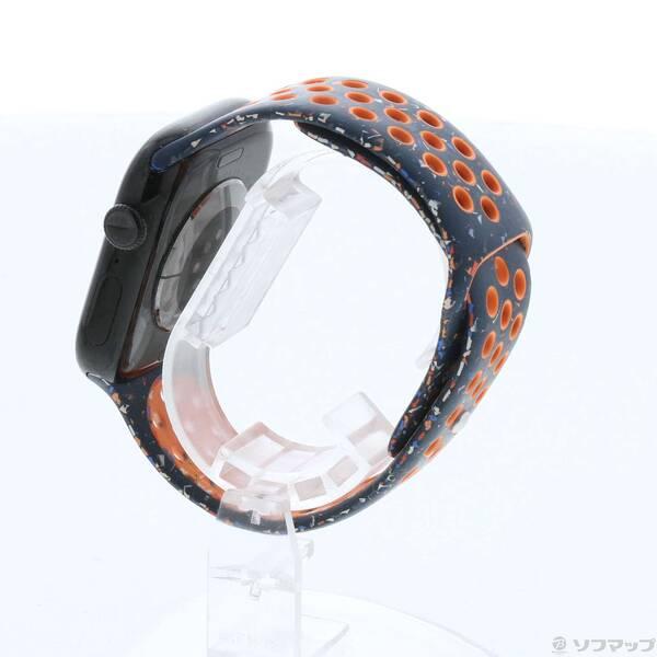 〔中古〕Apple(アップル) Apple Watch Series 10 GPS 46mm ジェットブラックアルミニウムケース ブルーフレームNikeスポーツバンド〔377-ud〕 |  | 01