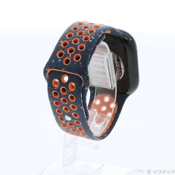 〔中古〕Apple(アップル) Apple Watch Series 10 GPS 46mm ジェットブラックアルミニウムケース ブルーフレームNikeスポーツバンド〔377-ud〕 |  | 02