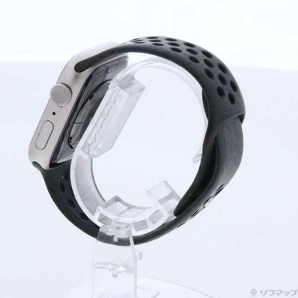 〔中古〕Apple(アップル) Apple Watch Series 9 GPS 45mm スターライトアルミニウムケース カーゴカーキNikeスポーツバンド〔196-ud〕 |  | 01