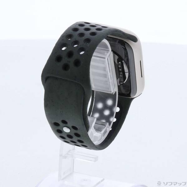 〔中古〕Apple(アップル) Apple Watch Series 9 GPS 45mm スターライトアルミニウムケース カーゴカーキNikeスポーツバンド〔196-ud〕 |  | 02