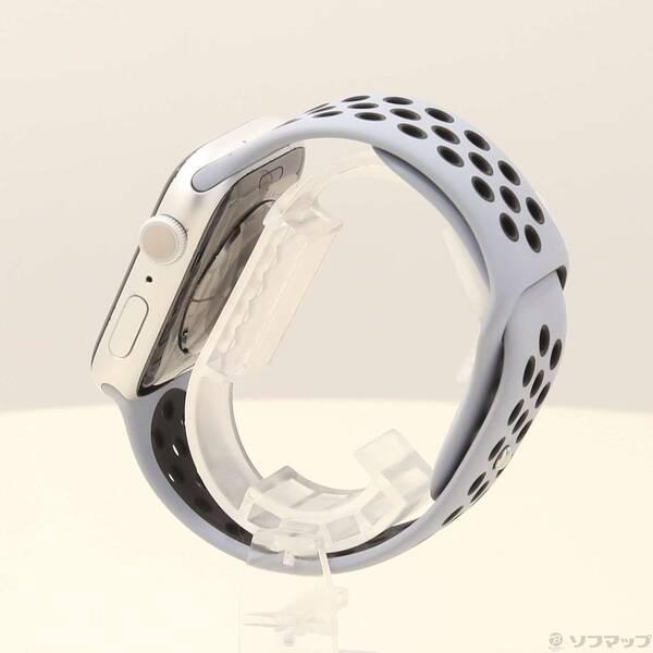〔中古〕Apple(アップル) Apple Watch Series 6 Nike GPS 44mm シルバーアルミニウムケース オブシディアンミスト／ブラックNikeスポーツバンド〔377-ud〕 |  | 01