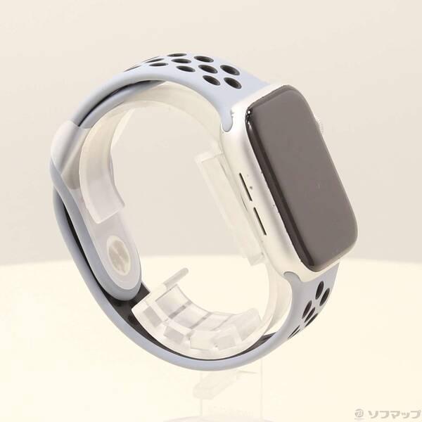 〔中古〕Apple(アップル) Apple Watch Series 6 Nike GPS 44mm シルバーアルミニウムケース オブシディアンミスト／ブラックNikeスポーツバンド〔377-ud〕 |  | 03