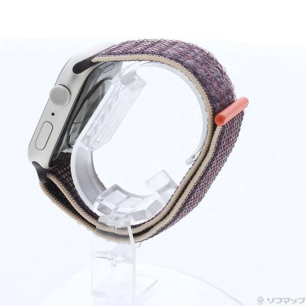 〔中古〕Apple(アップル) Apple Watch Series 8 GPS 45mm スターライトアルミニウムケース エルダーベリースポーツループ〔377-ud〕 |  | 01
