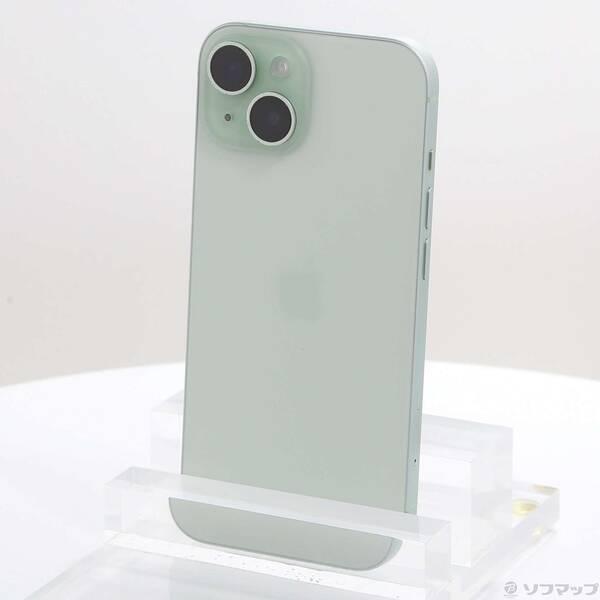 〔中古〕Apple(アップル) iPhone15 256GB グリーン MTMT3J／A SIMフリー〔297-ud〕 | 