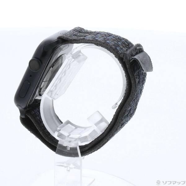〔中古〕Apple(アップル) Apple Watch Series 9 GPS 45mm ミッドナイトアルミニウムケース ブラック／ブルーNikeスポーツループ〔377-ud〕 |  | 01