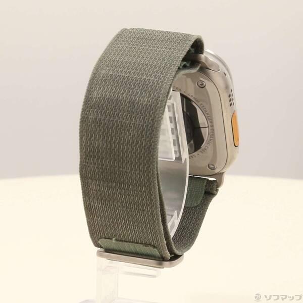 〔中古〕Apple(アップル) Apple Watch Ultra GPS + Cellular 49mm チタニウムケース グリーンアルパインループ〔258-ud〕 |  | 02