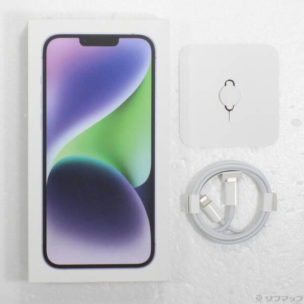 〔中古〕Apple(アップル) iPhone14 Plus 256GB パープル MQ4M3J／A SIMフリー〔348-ud〕 |  | 04