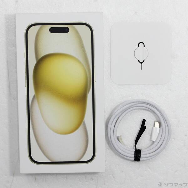 〔中古〕Apple(アップル) iPhone15 256GB イエロー MTMQ3J／A SIMフリー〔344-ud〕 |  | 04