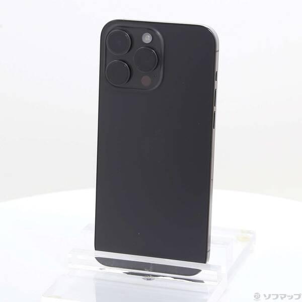 〔中古〕Apple(アップル) iPhone15 Pro Max 1TB ブラックチタニウム MU6Y3J／A SIMフリー〔377-ud〕 | 