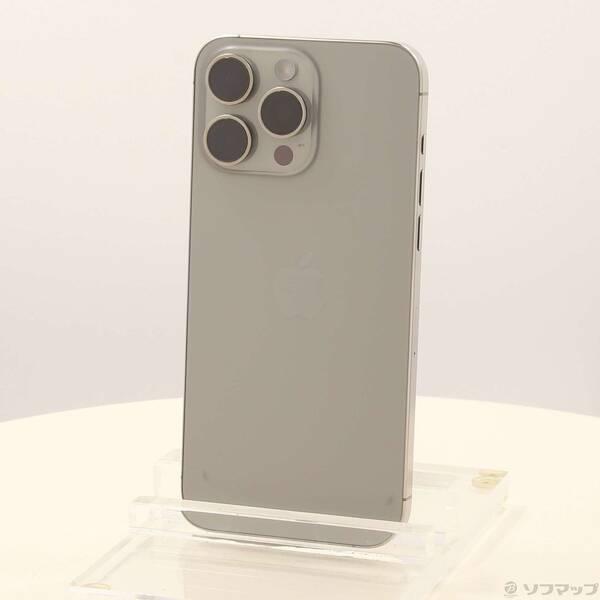 〔中古〕Apple(アップル) iPhone15 Pro Max 512GB ナチュラルチタニウム MU6W3J／A SIMフリー〔276-ud〕 | 