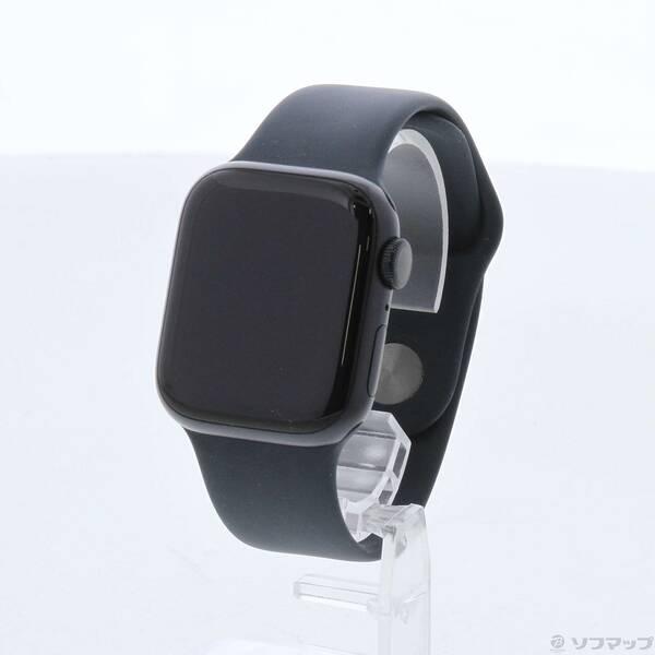 〔中古〕Apple(アップル) Apple Watch Series 7 GPS 41mm ミッドナイトアルミニウムケース ミッドナイトスポーツバンド〔196-ud〕 | 