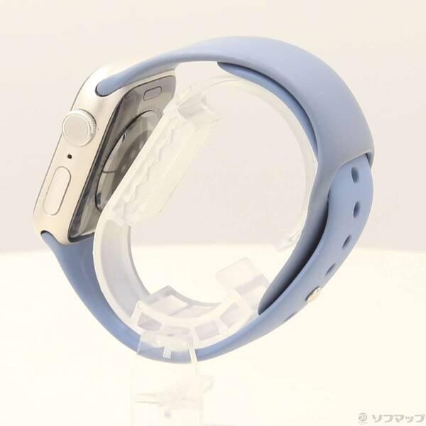 〔中古〕Apple(アップル) Apple Watch Series 8 GPS 41mm スターライトアルミニウムケース スレートブルースポーツバンド〔368-ud〕 |  | 01