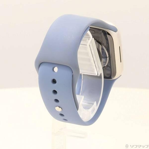 〔中古〕Apple(アップル) Apple Watch Series 8 GPS 41mm スターライトアルミニウムケース スレートブルースポーツバンド〔368-ud〕 |  | 02