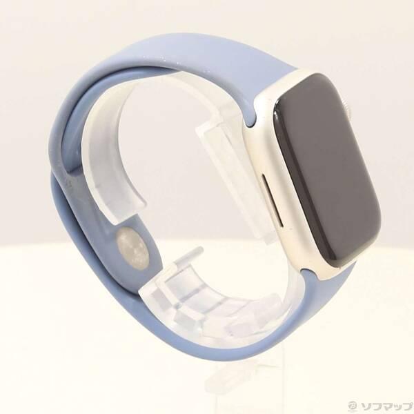 〔中古〕Apple(アップル) Apple Watch Series 8 GPS 41mm スターライトアルミニウムケース スレートブルースポーツバンド〔368-ud〕 |  | 03