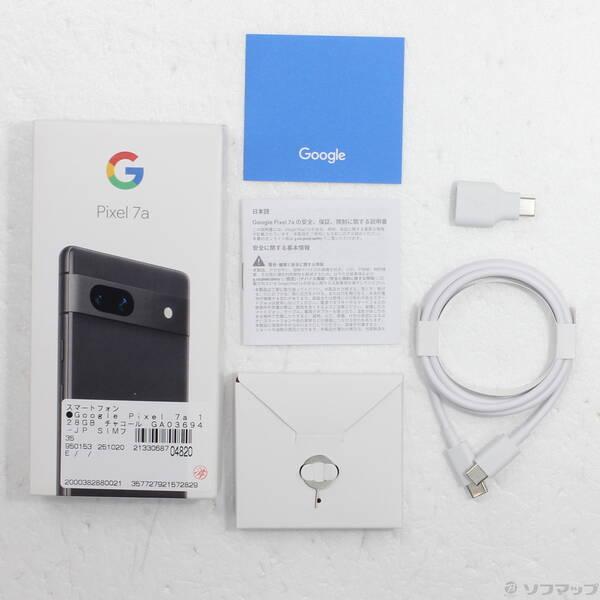 GooglePixel7aチャコール 中古〕GOOGLE(グーグル) Google Pixel 7a 128GB チャコール GA03694-JP