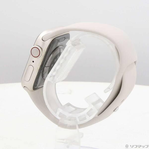 〔中古〕Apple(アップル) Apple Watch Series 9 GPS + Cellular 41mm スターライトアルミニウムケース スターライトスポーツバンド〔352-ud〕 |  | 01