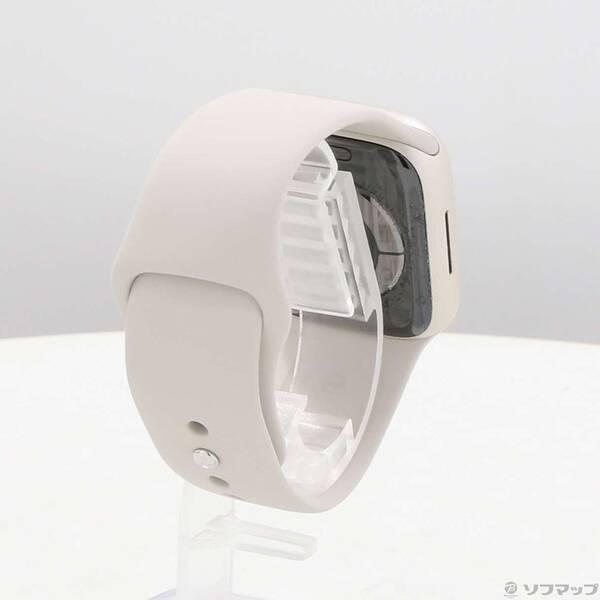 〔中古〕Apple(アップル) Apple Watch Series 9 GPS + Cellular 41mm スターライトアルミニウムケース スターライトスポーツバンド〔352-ud〕 |  | 02