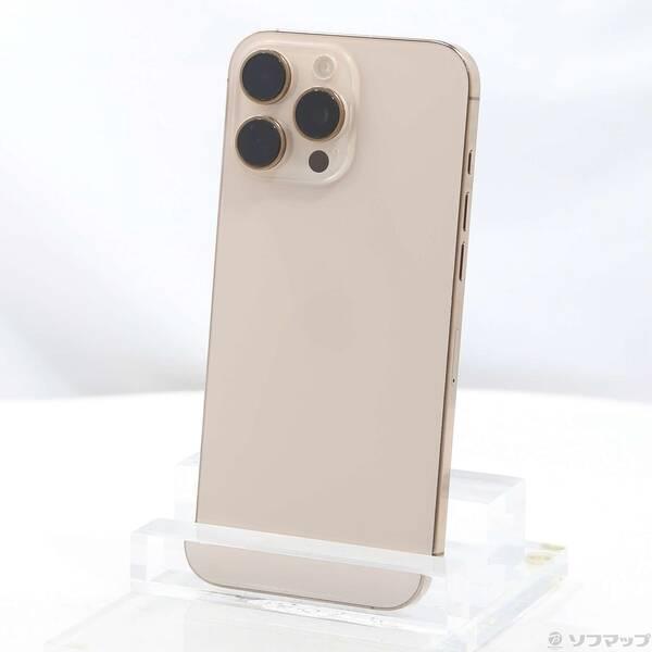 〔中古〕Apple(アップル) iPhone16 Pro Max 512GB デザートチタニウム MYWN3J／A SIMフリー〔344-ud〕 | 