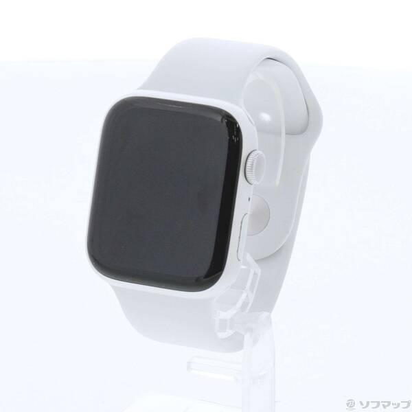 〔中古〕Apple(アップル) Apple Watch Series 8 GPS 45mm シルバーアルミニウムケース ホワイトスポーツバンド〔262-ud〕 | 