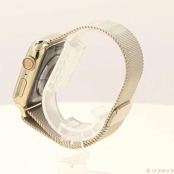 〔中古〕Apple(アップル) Apple Watch Series 7 GPS + Cellular 41mm ゴールドステンレススチールケース ゴールドミラネーゼループ〔352-ud〕 |  | 01