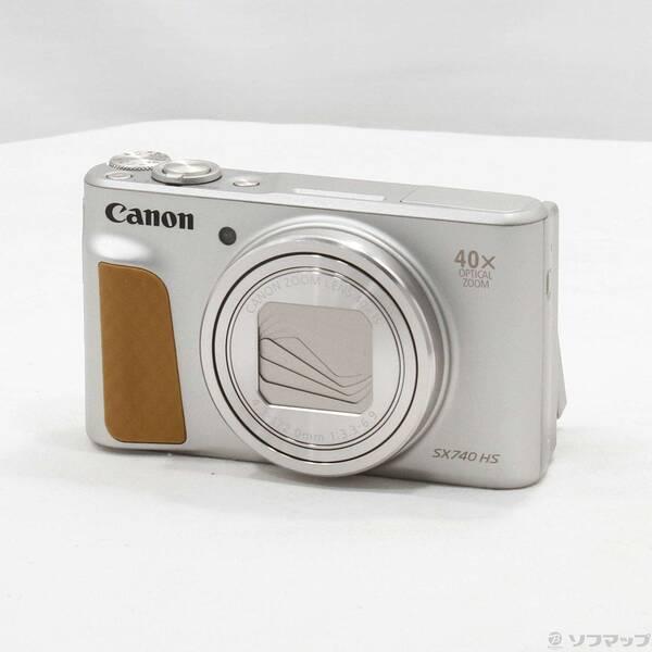 〔中古〕Canon(キヤノン) PowerShot SX740 HS シルバー〔305-ud〕 | 