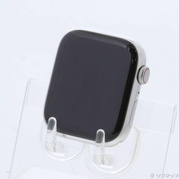 〔中古〕Apple(アップル) Apple Watch Series 7 GPS + Cellular 45mm シルバーステンレススチールケース バンド無し〔377-ud〕 | 