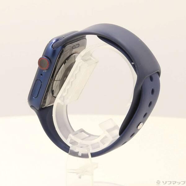 〔中古〕Apple(アップル) Apple Watch Series 6 GPS + Cellular 44mm ブルーアルミニウムケース ディープネイビースポーツバンド〔262-ud〕 |  | 01