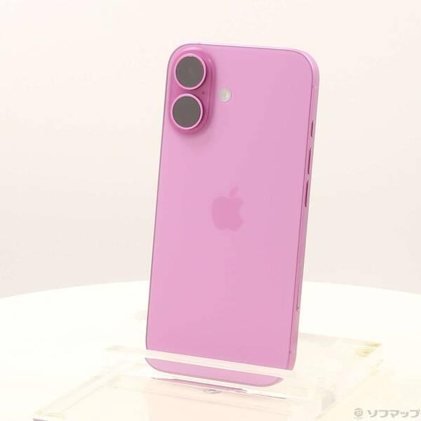 〔中古〕Apple(アップル) iPhone16 256GB ピンク MYDY3J／A SIMフリー〔348-ud〕 | 