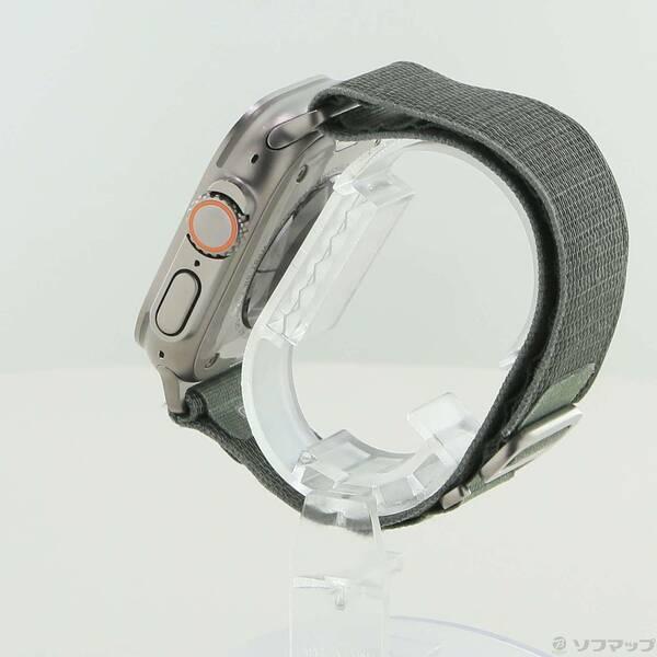 〔中古〕Apple(アップル) Apple Watch Ultra GPS + Cellular 49mm チタニウムケース グリーンアルパインループ〔377-ud〕 |  | 01