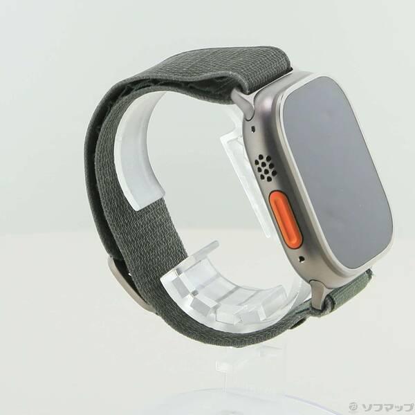 〔中古〕Apple(アップル) Apple Watch Ultra GPS + Cellular 49mm チタニウムケース グリーンアルパインループ〔377-ud〕 |  | 03