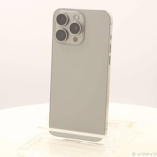 〔中古〕Apple(アップル) iPhone15 Pro Max 256GB ナチュラルチタニウム MU6R3J／A SIMフリー〔377-ud〕 | 