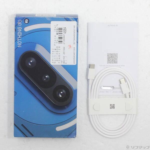 〔中古〕Nothing Nothing Phone (3a) 128GB ブルー A059 楽天 SIMフリー〔269-ud〕 |  | 04